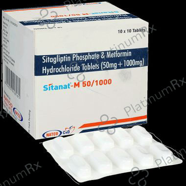 Sitanat M 50mg/1000mg Tablet