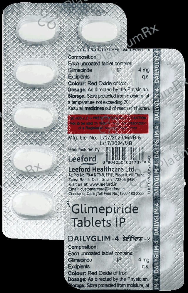 Dailyglim 4mg Tablet