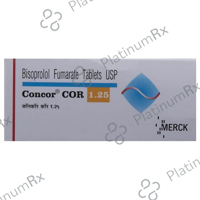 Concor COR 1.25mg Tablet 10s