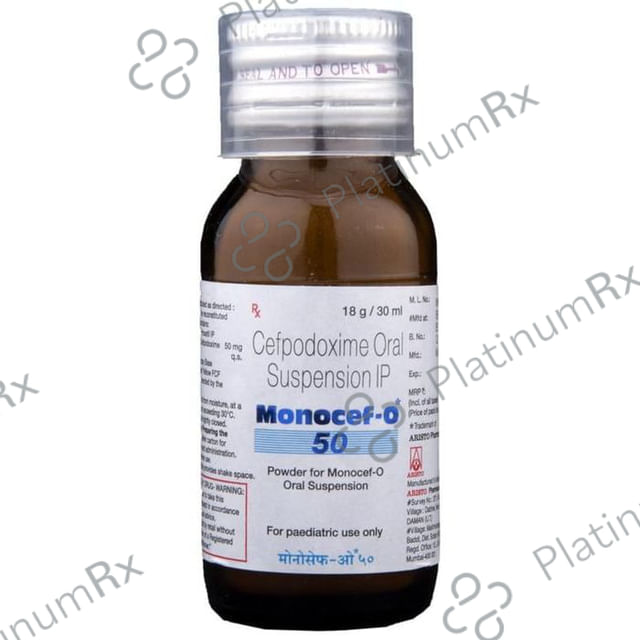 Monocef O 50mg Oral Suspension 30ml