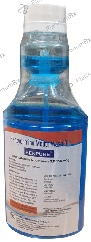 Benpure Mouth Rinse Alcohol Free