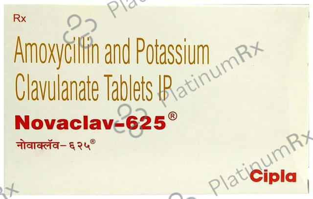 Novaclav 625mg Tablet 10s