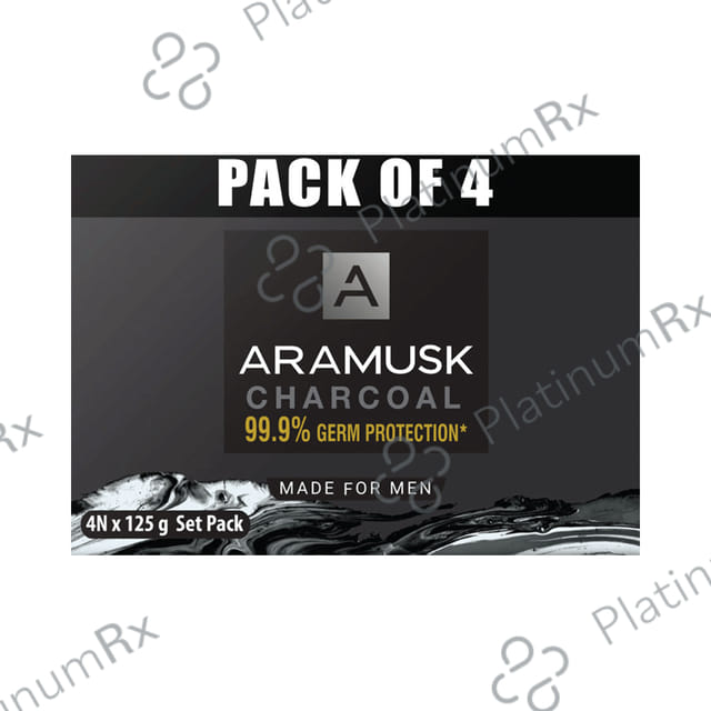 Aramusk Charcoal Soap (125gm Each)