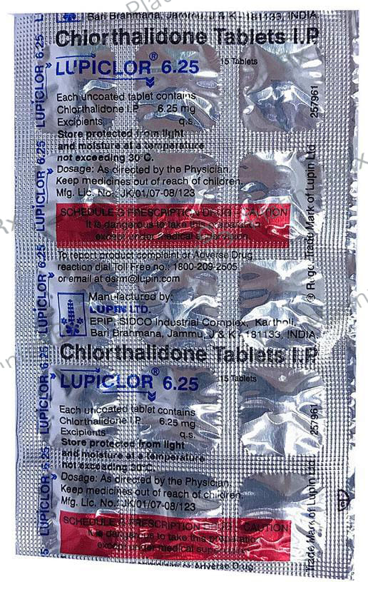 Lupiclor 6.25mg Tablet 15s