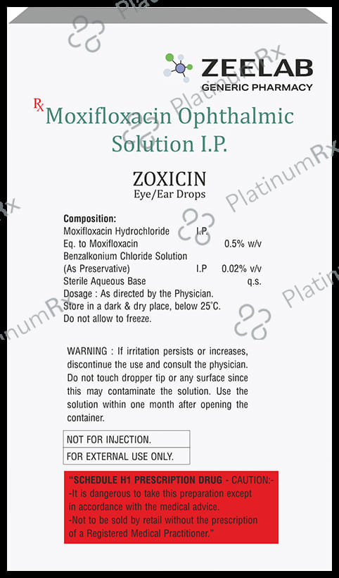 Zoxicin Eye/Ear Drops