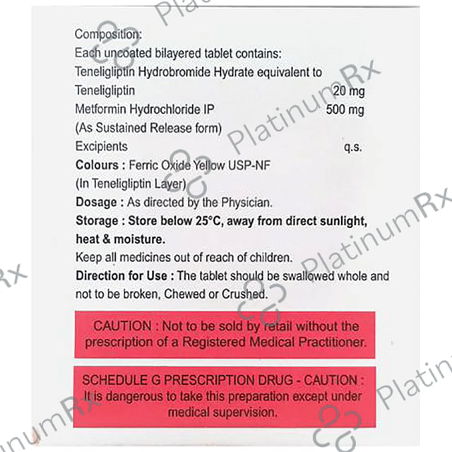 Tenligress M 500/20mg Tablet SR 10s