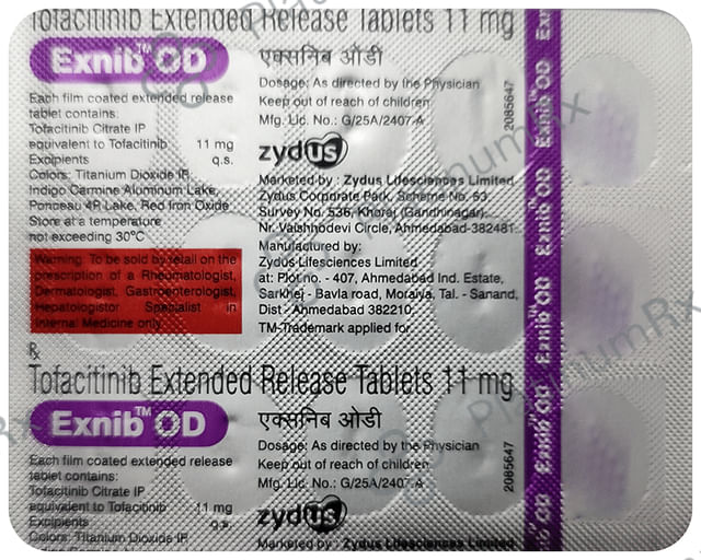 Exnib OD 11mg Tablet ER 15s