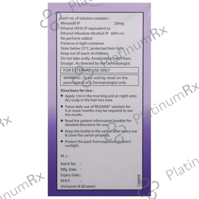 Regaine 2% Solution 60ml