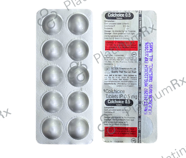 Colchoice 0.5mg Tablet 10s