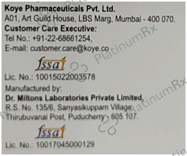 Coecoral D3 Chewable Mint Tablet 15s