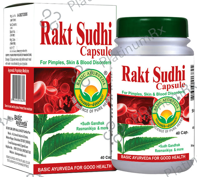 Basic Ayurveda Rakt Sudhi Capsule