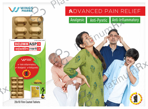 Diclowin ASP Tablet 10s