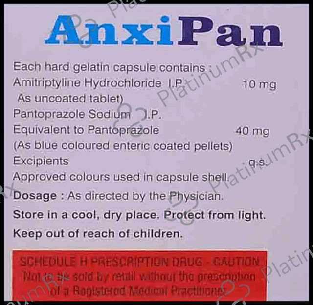 Anxipan 10/40mg Capsule 10s