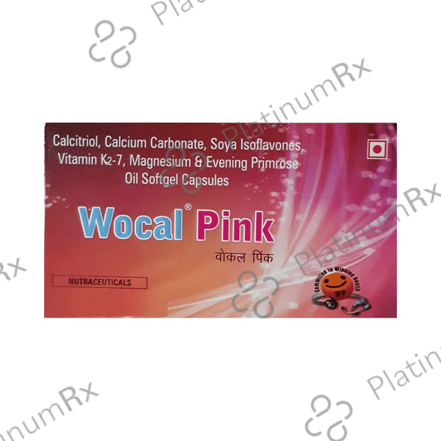Wocal Pink Softgel Capsule