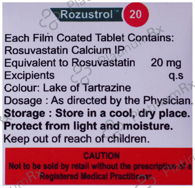 Rozustrol 20 Tablet