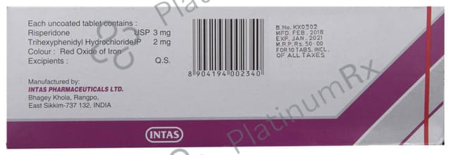 Risdone Plus 3/2mg Tablet 10s
