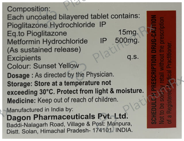 Espio 500/15mg M Tablet SR 10s