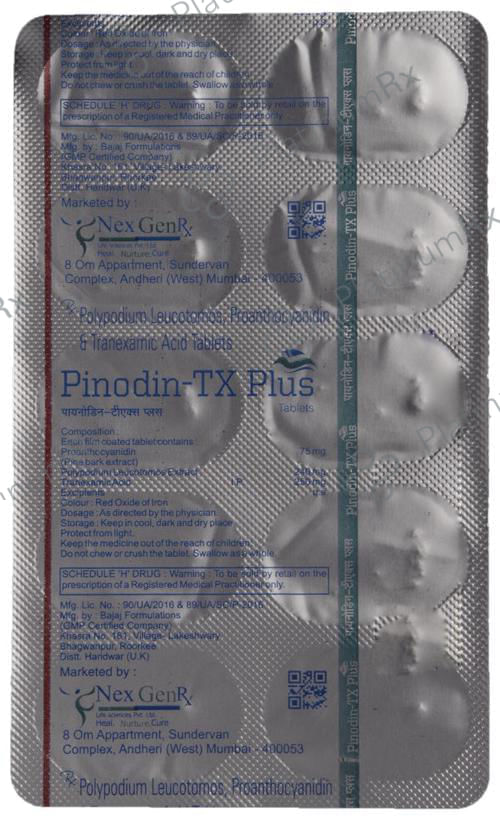 Pinodin-TX Plus Tablet