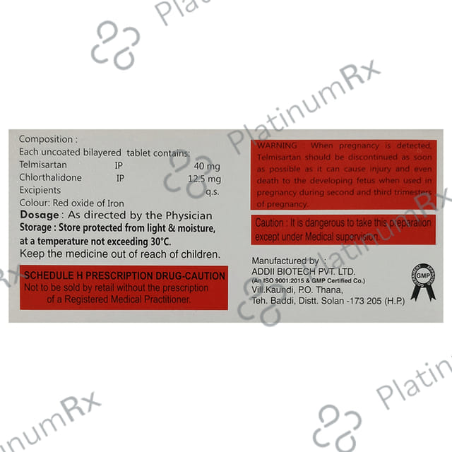 Telmecaid CH40 Tablet