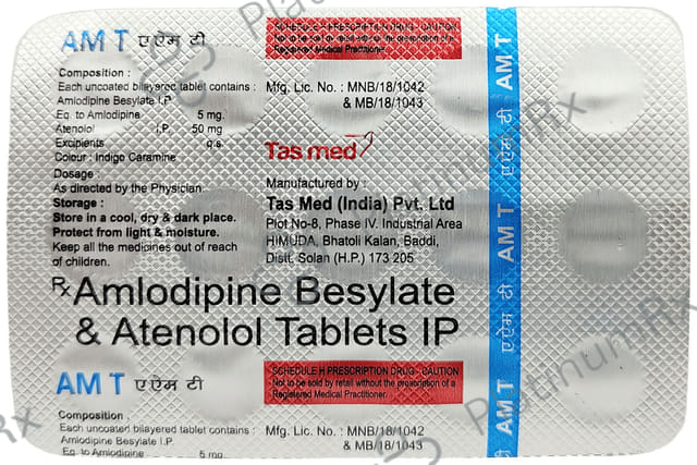 AM T 5/50mg Tablet 15s