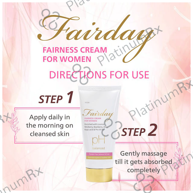 Fairday Fairness Cream for Women (50gm Each) 1 Tube