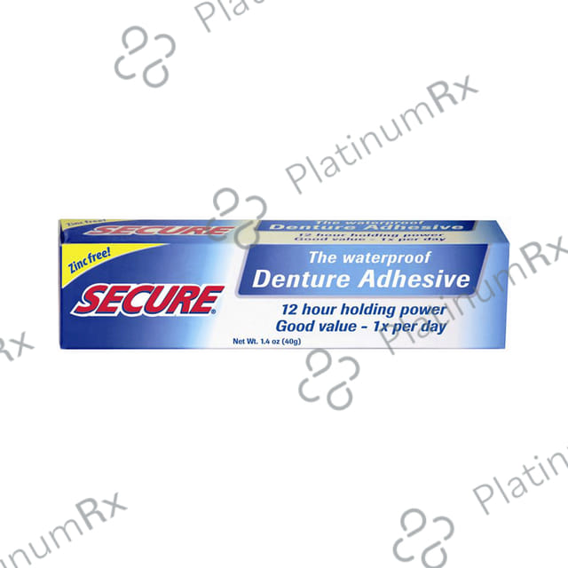 Secure Denture Adhesive Cream