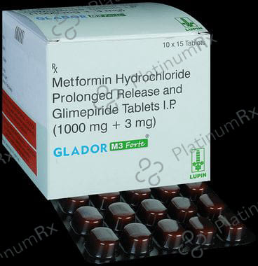 Glador M3 Forte 3/1000mg Tablet PR 15s