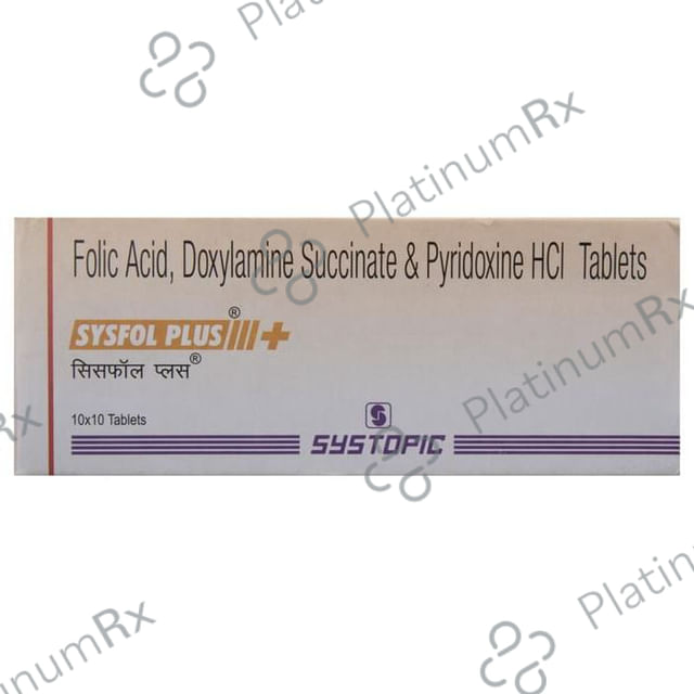 Sysfol Plus 10/2500mcg/10mg Tablet 10s