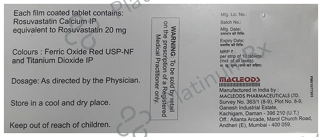 Rosumac 20 Tablet 10 Tablet