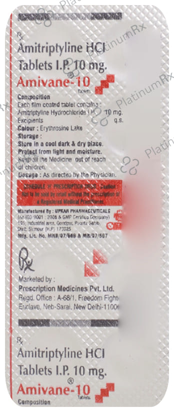 Amivane 10mg Tablet 10s