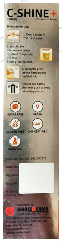 C-Shine Pus Effervescent Tablet Orange