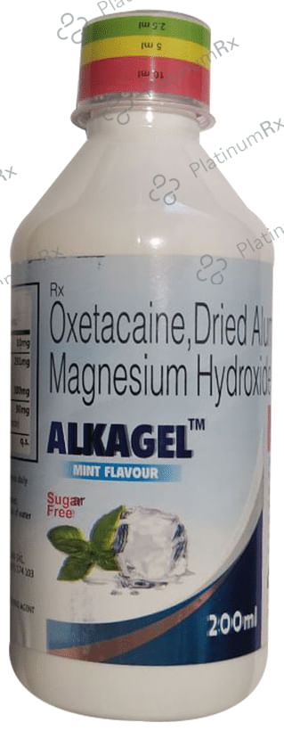 Alkagel Oral Gel Mint Sugar Free 200ml