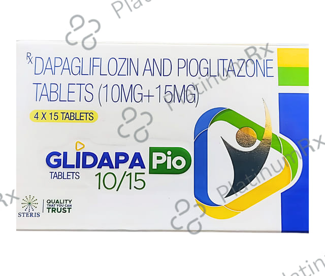 Glidapa Pio 10/15mg Tablet 15s