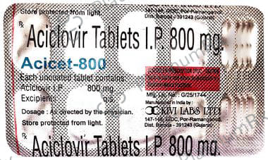 Acicet 800mg Tablet 10s