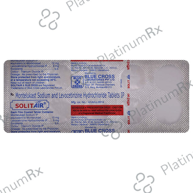 Solitair 5/10mg Tablet 10s