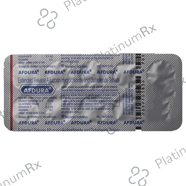 Afdura 10/0.5mg Tablet ER 10s