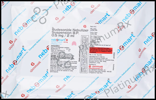 Nebzmart B 0.5mg Smartules Respules 7X2ml