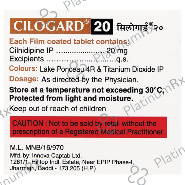 Cilogard 20 Tablet