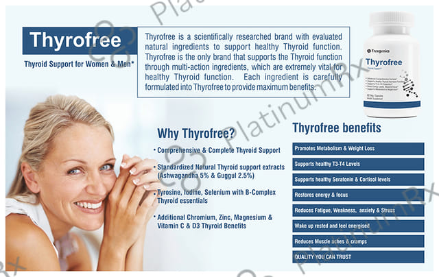 Trexgenics Thyrofree Thyroid Support Veg Capsule