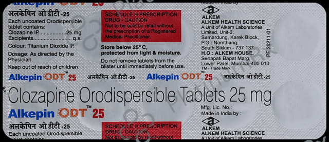 Alkepin Odt 25mg Tablet 10s