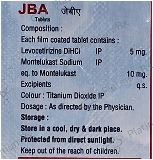 Jba 5mg/10mg Tablet