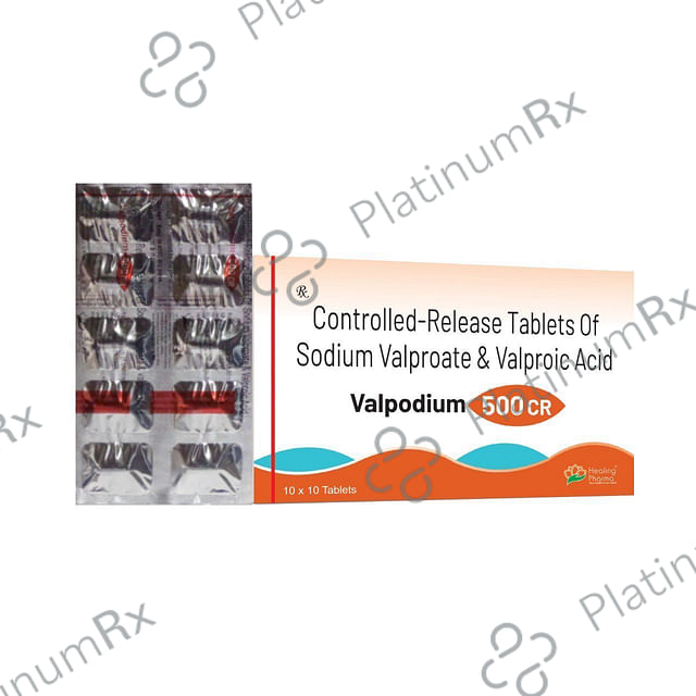 Valpodium 500mg Tablet CR 10s