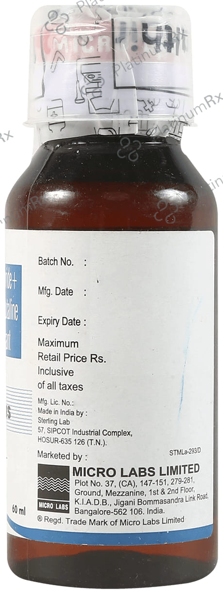 Salbid Plus 30/100/2.5mg Expectorant 60ml