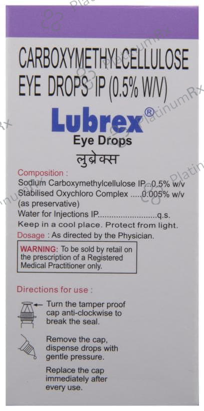 Lubrex 0.5% Eye Drop 10ml