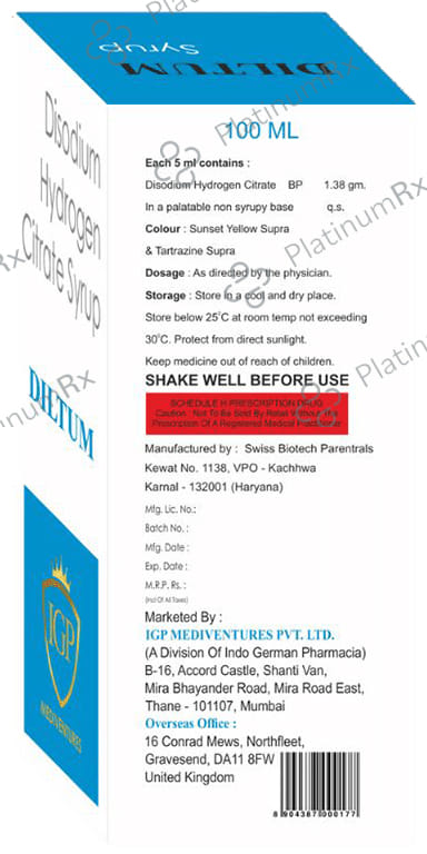 Diltum 1.4gm Syrup