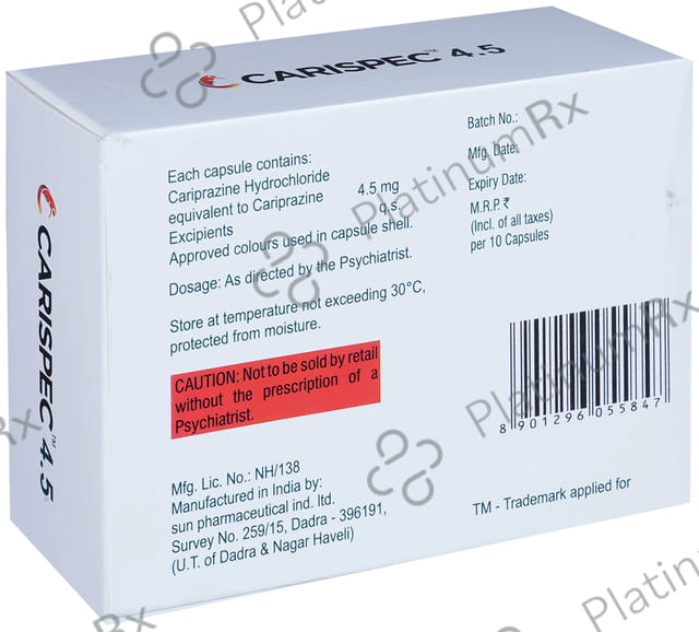 Carispec 4.5mg Capsule 10s