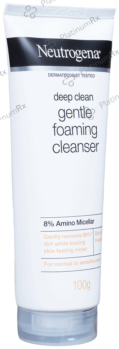 Neutrogena Deep Clean Gentle Foaming Cleanser 100gm