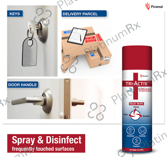 Tri-Activ 70% Alcohol Disinfectant Spray for Multi-Surfaces 100 ml