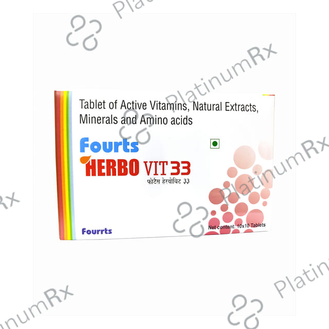 Fourts Herbo Vit 33 Tablet 10s