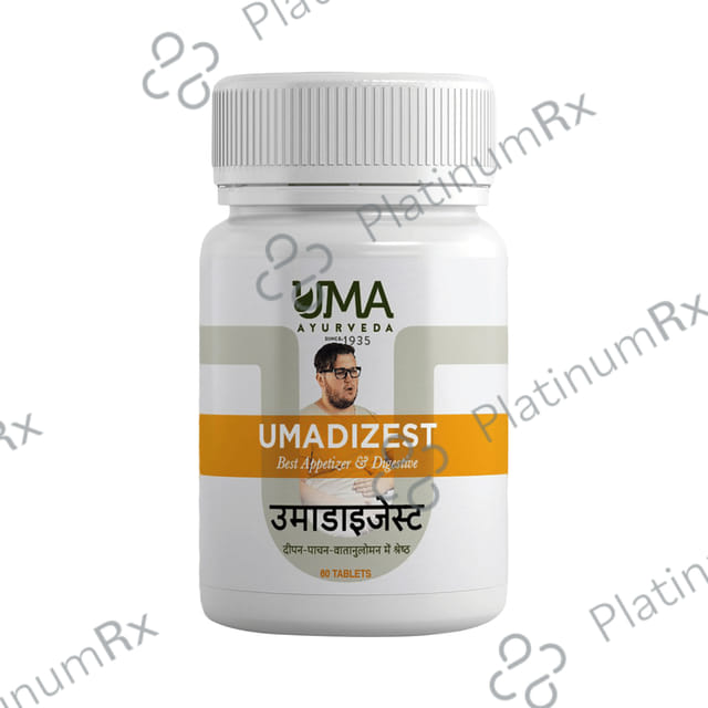 Uma Ayurveda Umadizest Best Appetizer & Digestive Tablet 60 tablets